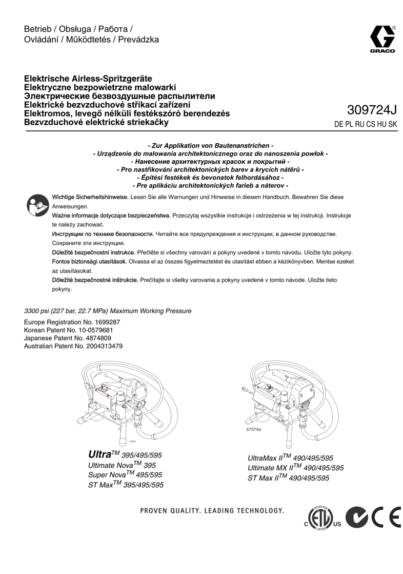 Инструкция ST MAX 395-495-595