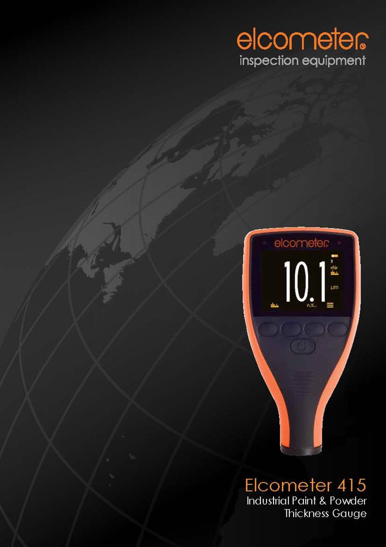 Elcometer 415 техническая документация