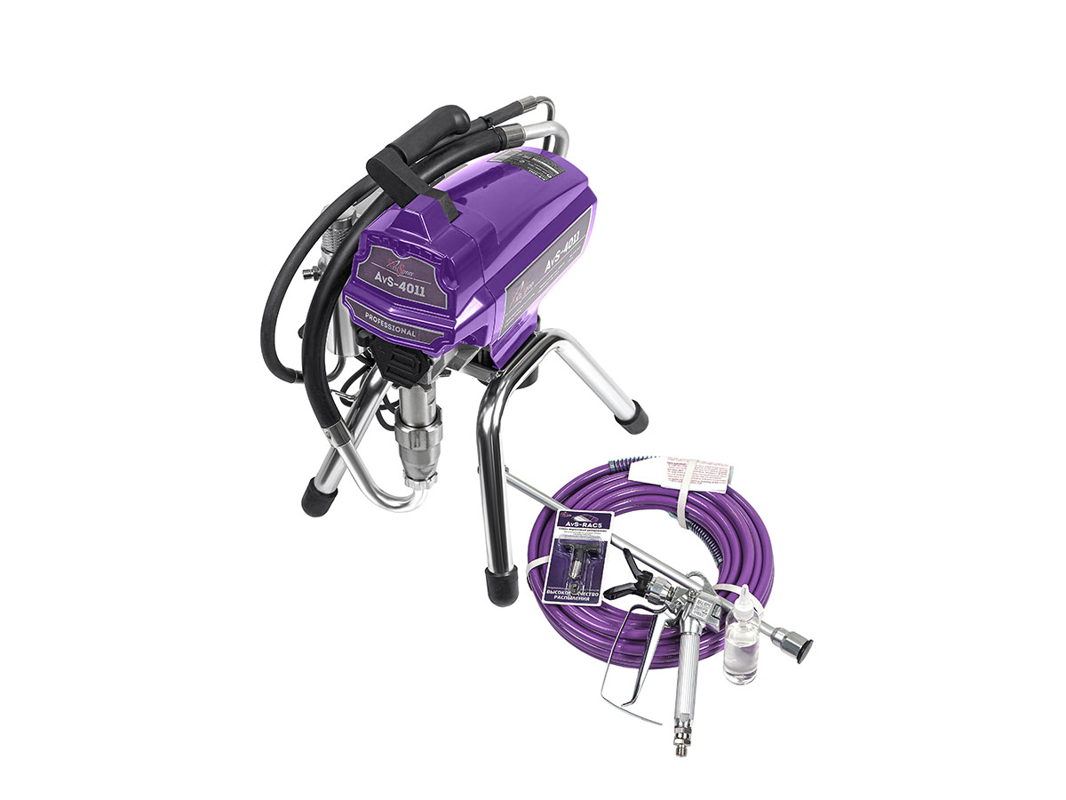 Аппарат окрасочный AktiSpray AvS-4011, комплект (4,0 л/мин, 220 бар, 220 В, 50 Гц)