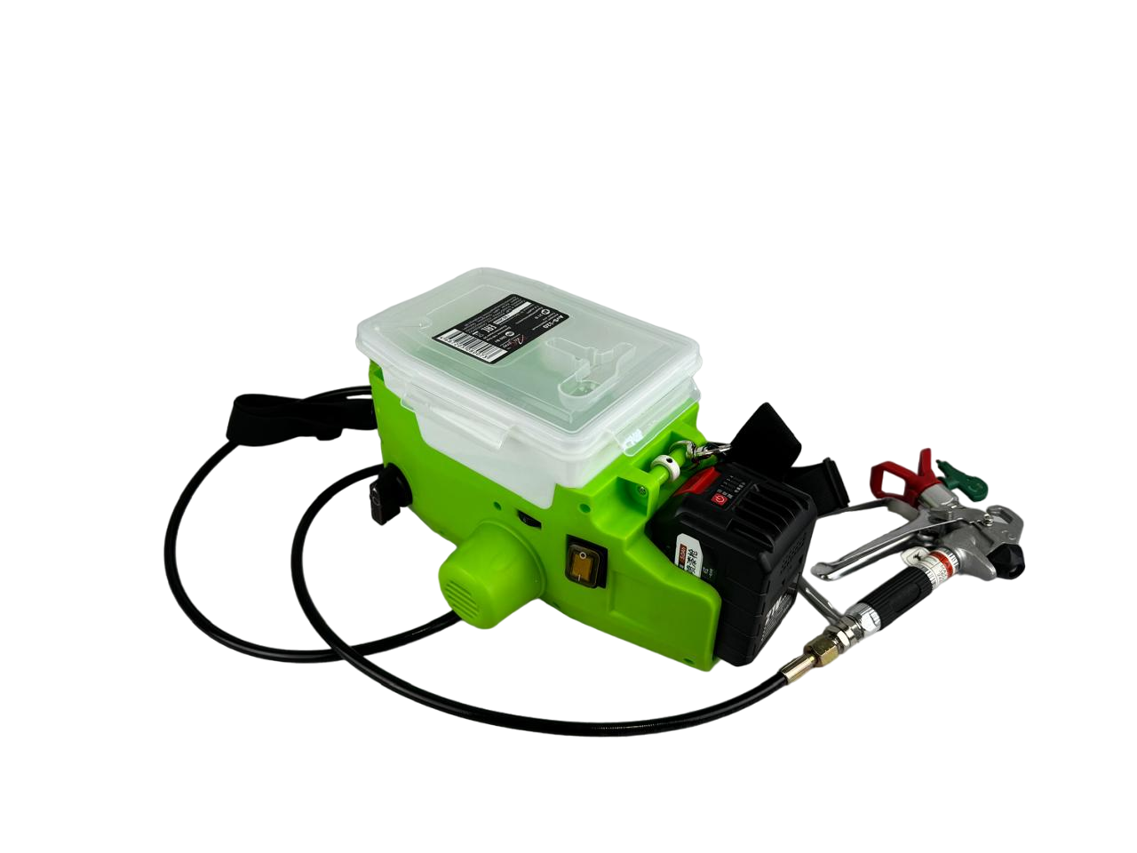 Аккумуляторный краскопульт AktiSpray SG5, комплект b1 (1,2 л/мин, 140 бар, 500 Вт, 21 В, 1 Li-ion аккум. 5000 mAh)