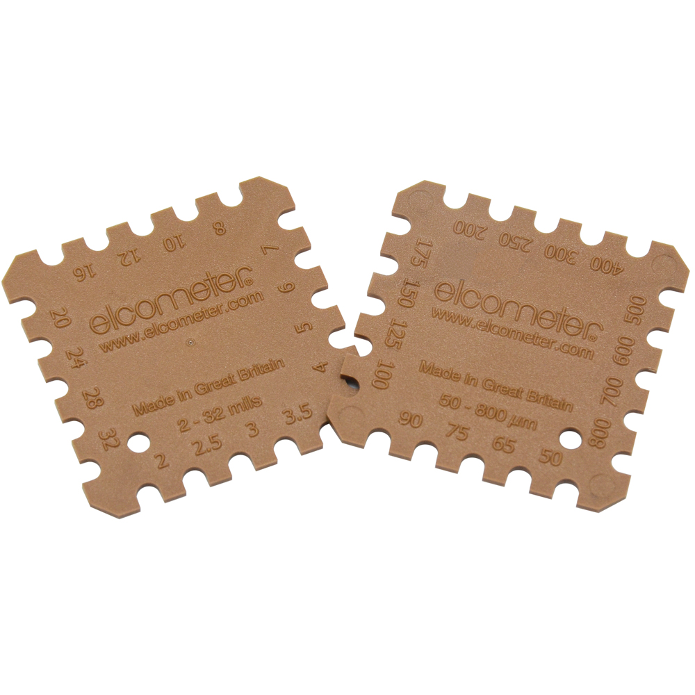 Пластиковая гребенка для измерения толщины мокрого слоя Elcometer 154