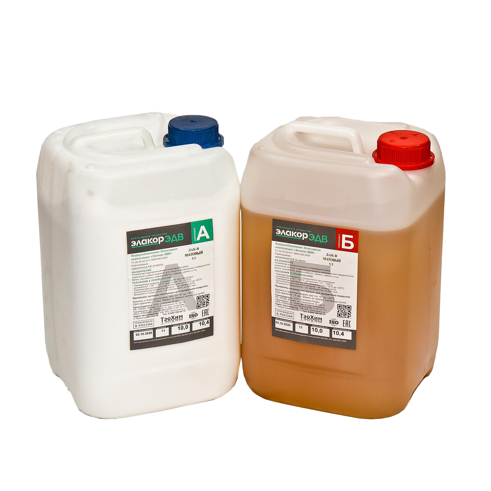 Элакор-ЭДВ Лак-В Матовый паропроницаемый водно-эпоксидный лак