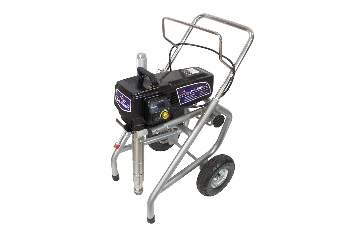 Аппарат окрасочный AktiSpray AvS-5000HD, комплект (5,0 л/мин, 230 бар, 2000 Вт, 220 В, 50 Гц)