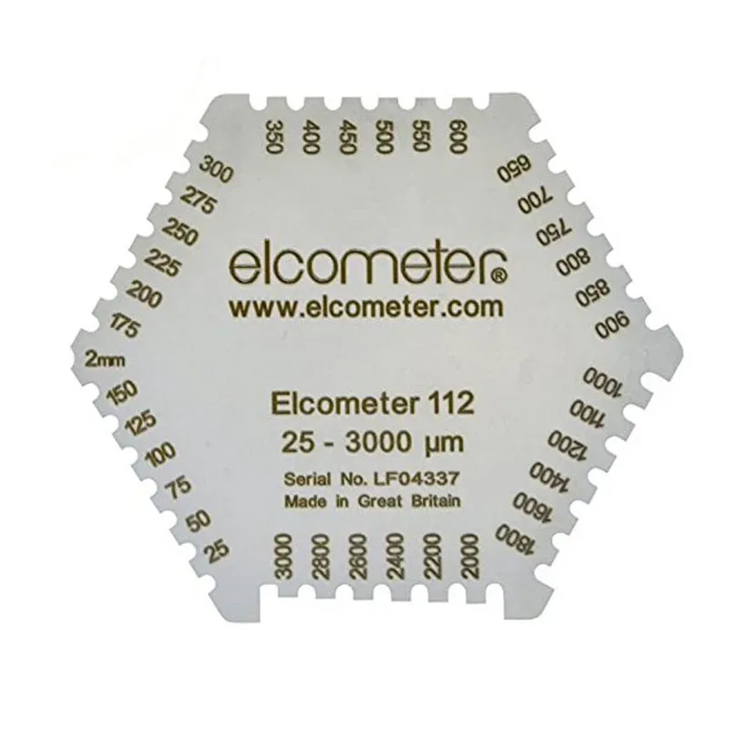 Гексагональная гребенка для измерения толщины мокрого слоя Elcometer 3236