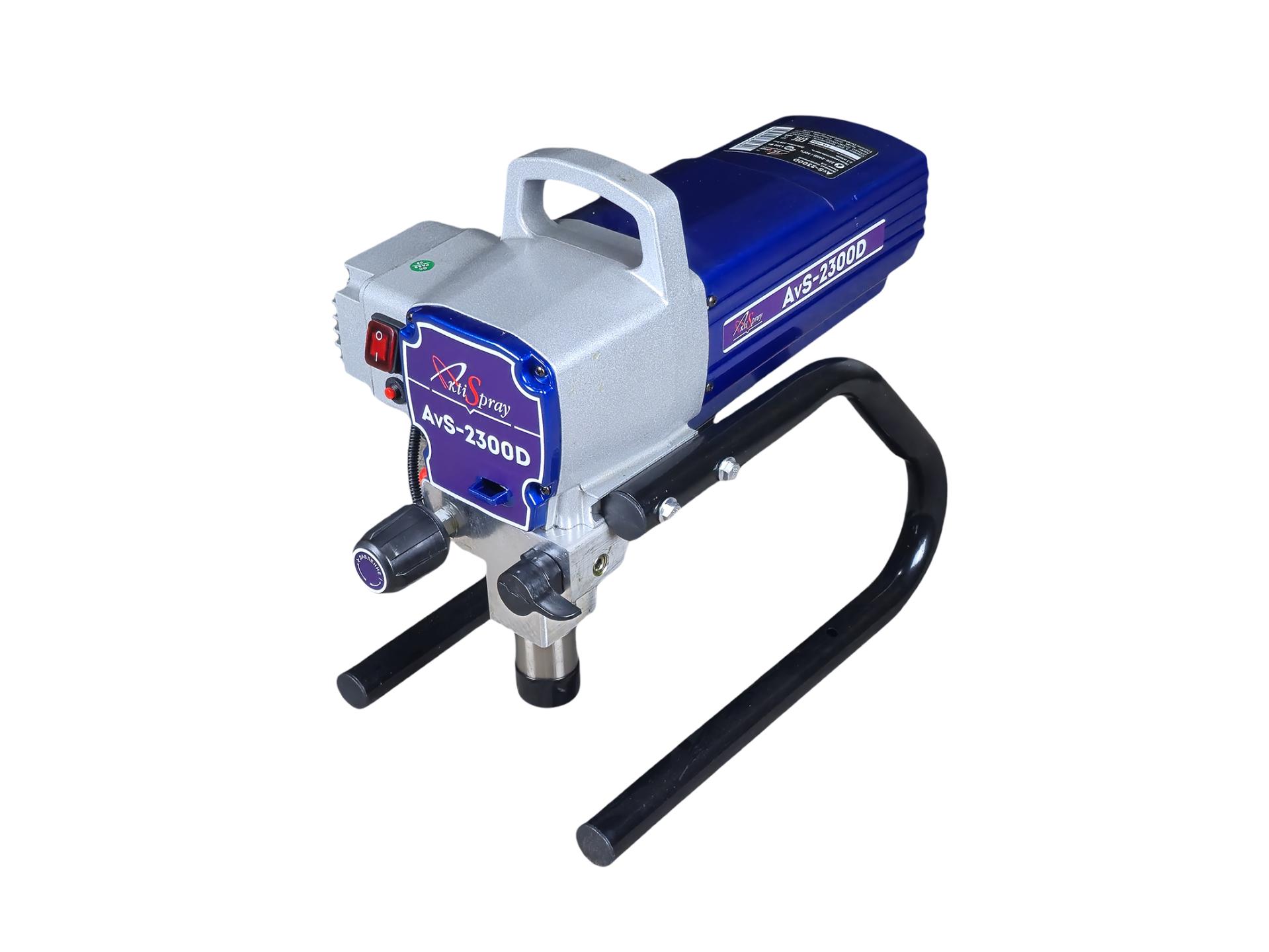 Аппарат окрасочный AktiSpray AvS-2300D, комплект (2,3 л/мин, 220 бар, 1300 Вт, 220 В, 50 Гц)