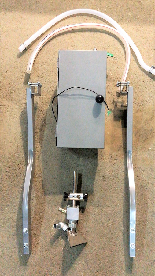 Устройство для нанесения стеклошариков на 1 линию AvS-DS-1 (бак, дозатор и т.д., для AvS-2500DR и т.п.)