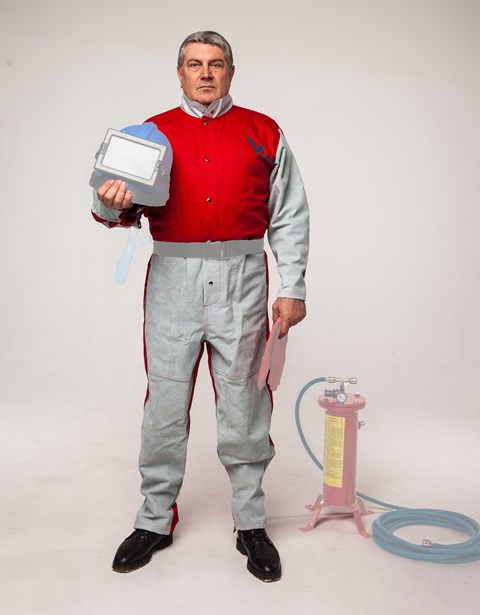 Комбинезон пескоструйщика, р-р 48-50, обхват груди 96-100, рост 176