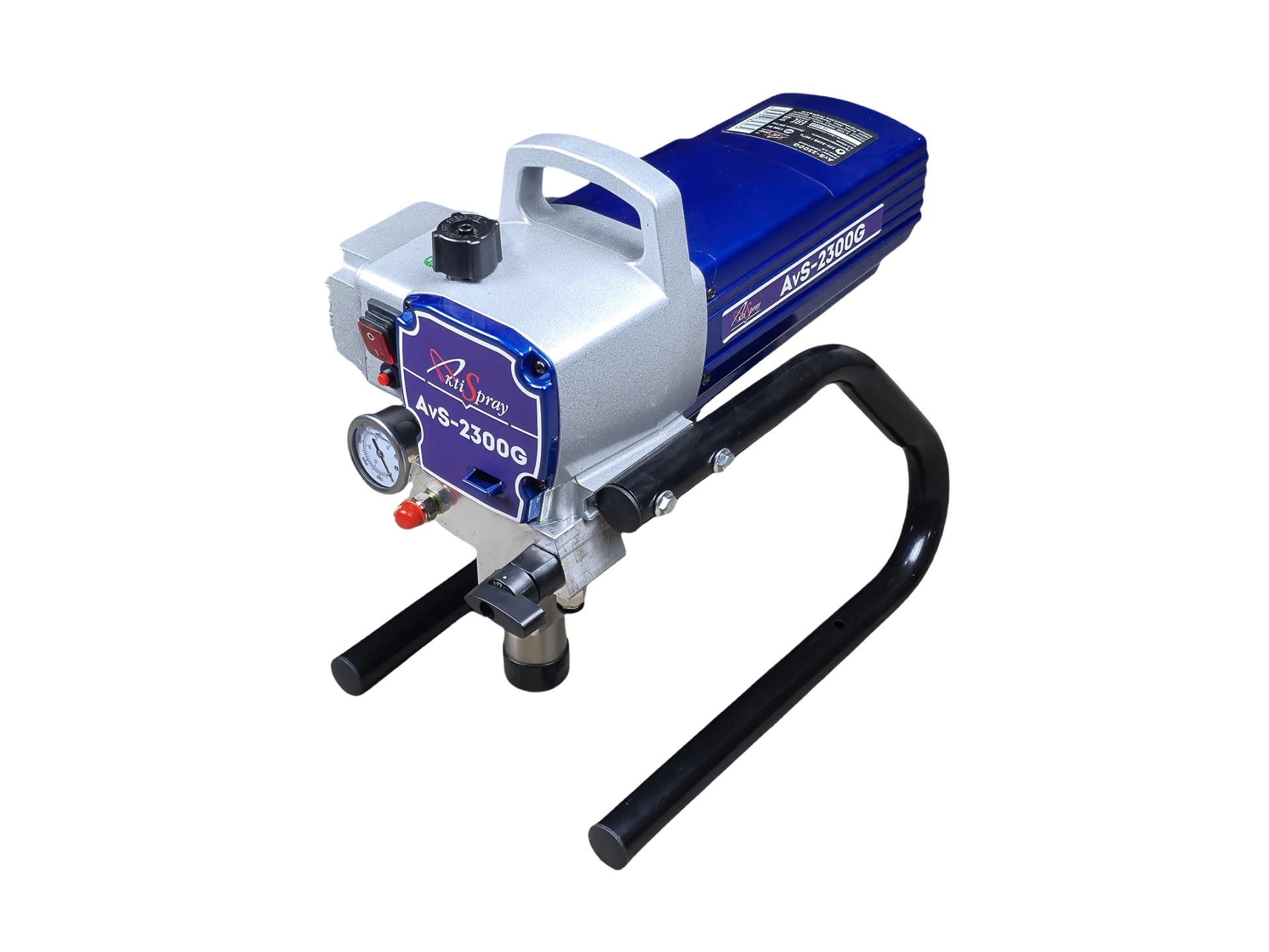 Аппарат окрасочный AktiSpray AvS-2300G, комплект (2,3 л/мин, 220 бар, 1300 Вт, 220 В, 50 Гц)