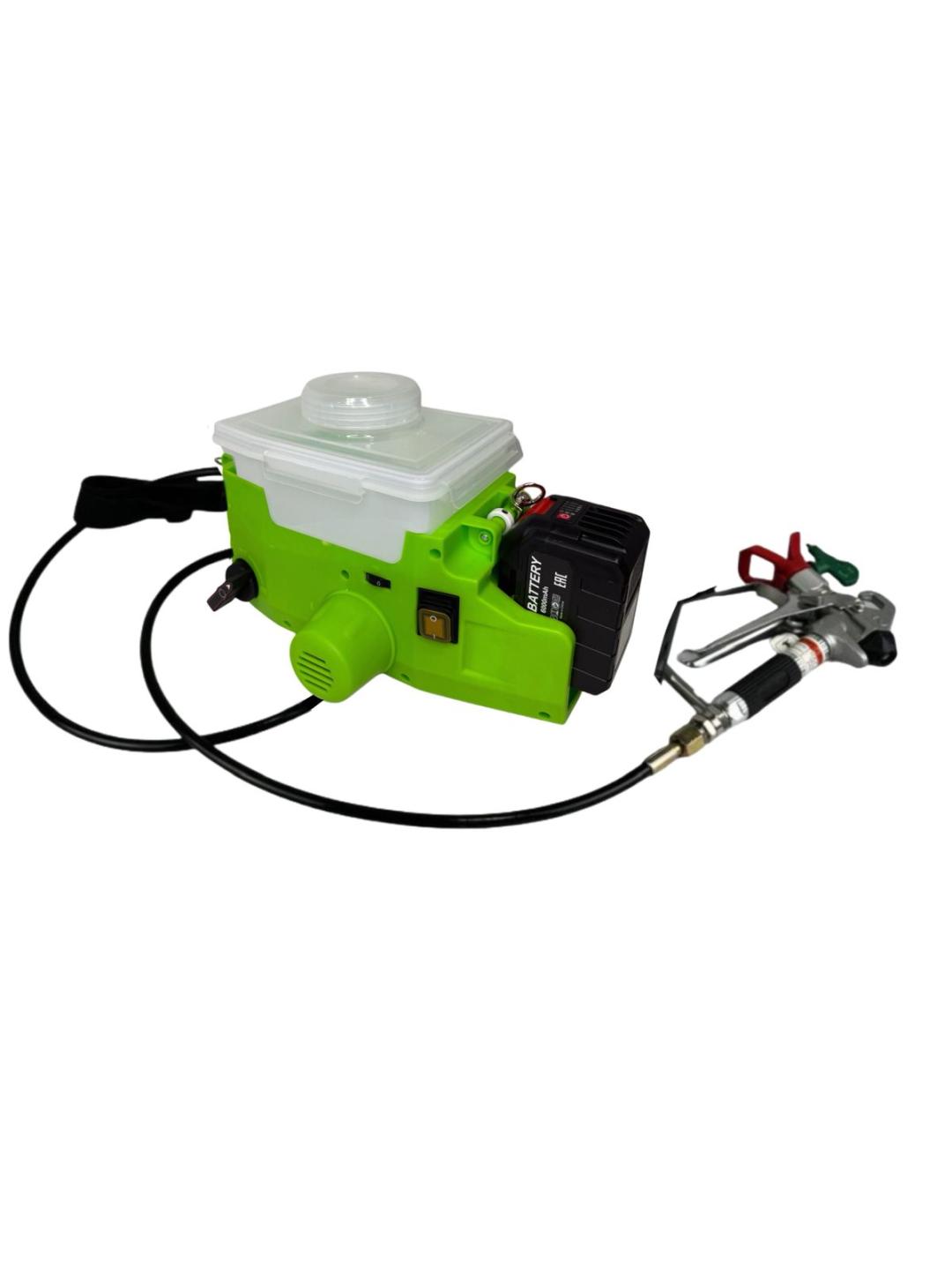 Аккумуляторный краскопульт AktiSpray SG5, комплект b1e (1,2 л/мин, 140 бар, 500 Вт, 21 В, 1 Li-ion аккум. 5000 mAh, адаптер 220 В / 21 В)