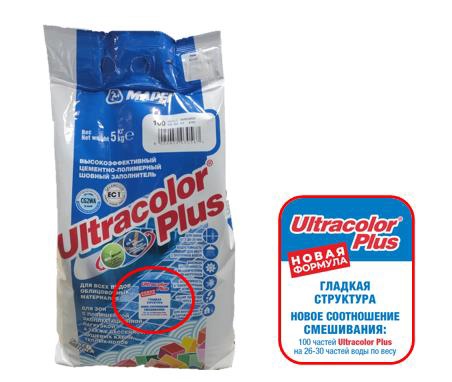 Старт продаж цементно-полимерного шовного заполнителя Ultracolor Plus (Ультракалор Плюс) c новой формулой в 5 килограммовой упаковке!